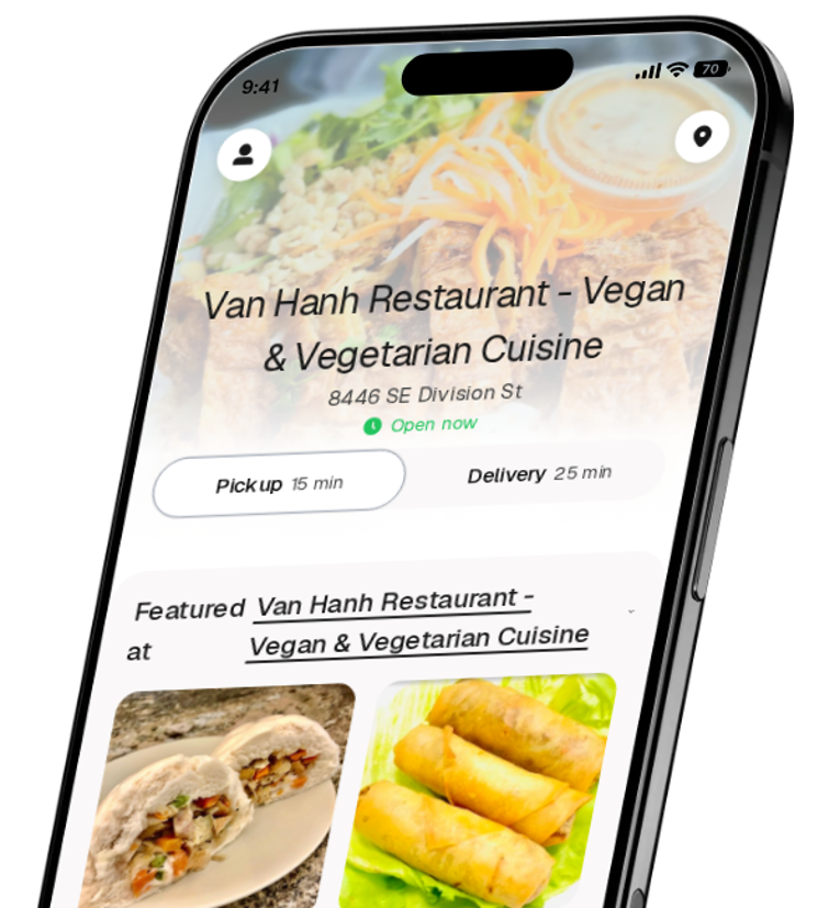 Van Hanh Restaurant - Vegan & Vegetarian Cuisine app preview