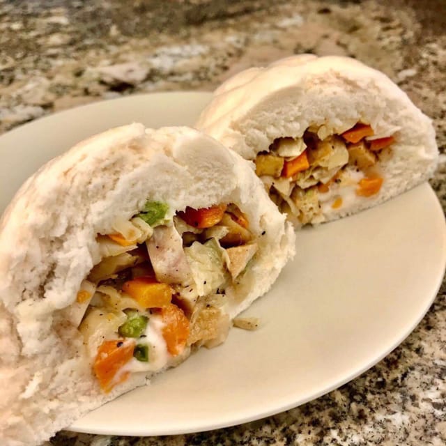 A1. Steamed Bun (Bánh Bao).
