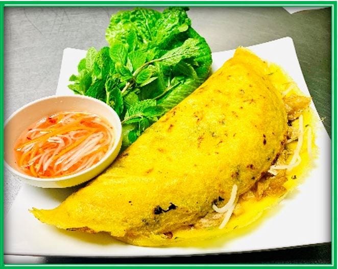 E12. VN Crepe (Bánh Xèo).